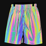 Men Jogging Hip Hop Fitness Running Colorful Reflective Shorts Dance Short Pants - DancerInn - 23837865967799 - 23837865967799