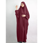 Women Full Cover Eid Hooded Muslim Hijab Dress Prayer Garment Jilbab Abaya Islamic Khimar Ramadan Gown - DancerInn - 26384530243767 - 26384530243767