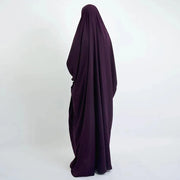 Women Full Cover Eid Hooded Muslim Hijab Dress Prayer Garment Jilbab Abaya Islamic Khimar Ramadan Gown - DancerInn
