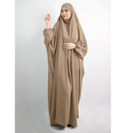 Women Full Cover Eid Hooded Muslim Hijab Dress Prayer Garment Jilbab Abaya Islamic Khimar Ramadan Gown - DancerInn - 26384530178231 - 26384530178231