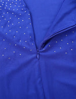 Men Stand Collar Shiny V-neck Dance Gymnastics Leotards Latin Ballroom Tango Rumba Dance Bodysuits - DancerInn - 26415571861687 - 26415571861687