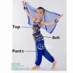 Girls Six Colors Belly Dance Oriental Dance India Dance Dresses - DancerInn - 26424693096631 - 26424693096631