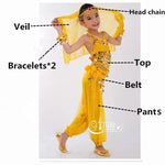 Girls Six Colors Belly Dance Oriental Dance India Dance Dresses - DancerInn - 26424693227703 - 26424693227703