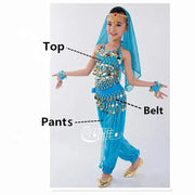 Girls Six Colors Belly Dance Oriental Dance India Dance Dresses - DancerInn