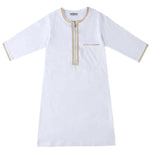 Children Muslim Teenagers Abaya Jubba Islamic Thobe Embroidered Kaftan Saudi Arabia Caftan Robe - DancerInn - 26423790796983 - 26423790796983
