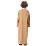 Children Muslim Teenagers Abaya Jubba Islamic Thobe Embroidered Kaftan Saudi Arabia Caftan Robe - DancerInn - 26423790370999 - 26423790370999
