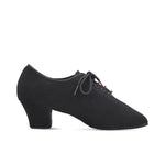 Women Non-slip Soft Sole Oxford Leather Heel 5cm Latin Ballroom Modern Dance Shoes Sports Teacher Dance Sneakers - DancerInn - 26449629479095 - 26449629479095