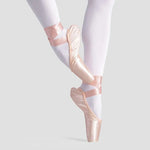 Women Professional Satin Ribbons Ballet Pointe Shoes for Girls Ladies - DancerInn - 20524838420663 - 20524838420663