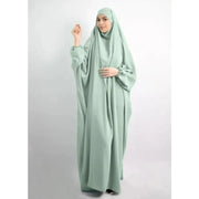 Women Full Cover Eid Hooded Muslim Hijab Dress Prayer Garment Jilbab Abaya Islamic Khimar Ramadan Gown - DancerInn