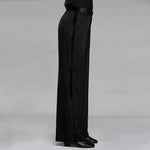 Men Professional Sideband Elastic Band Wide Latin Modern Square Practice Dance Pants - DancerInn - 26409955360951 - 26409955360951
