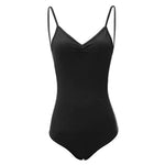 Women Cotton Spaghetti Straps Dance Camisole Ballet Leotards Dance Costumes - DancerInn - 26399017468087 - 26399017468087