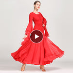 Chiffon-Ballkleid – Ultradünnes Chiffon-Ballkleid & Chiffon-Ballkleid für Ballsaal & Tango - 23565093568695 - 23565093568695