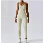 One-Piece Seamless Yoga Suit Stretch Bodysuit Fitness Workout Gym Dance Clothes for Women - DancerInn