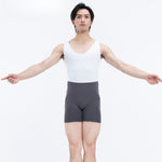 Male Ballet Shorts - Cotton Gym Shorts for Men Lightweight Breathable Elastic Slim Boxers for Athletic Fitness Performance Practice - 32494230110391 - 32494230110391