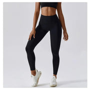 Women Athletic High Waist Leggings Seamless Yoga Gym Tights Stretchy Fitness Activewear Pants - DancerInn