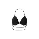 Black Dance Bra - Stretch Bra Wear for Dance with Padding Backless Design for Latin, Samba, Rumba - DancerInn - 33902195212471 - 33902195212471