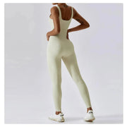 One-Piece Seamless Yoga Suit Stretch Bodysuit Fitness Workout Gym Dance Clothes for Women - DancerInn