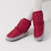 Ballet Warm Up Booties - Winter Ballet Boots Warm Up Dance Shoes, Breathable Fleece, Non-Slip Sole DancerInn