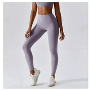 Women Athletic High Waist Leggings Seamless Yoga Gym Tights Stretchy Fitness Activewear Pants - DancerInn