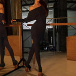 Latina Yoga Pants - High Waist Black Dancing Pants Woven Hollow Out for Samba Tango Rumba - DancerInn   - 34470611779767 - 34470611779767