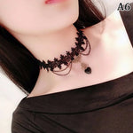 retro black collar choker necklace - 36228037869751 - 36228037869751