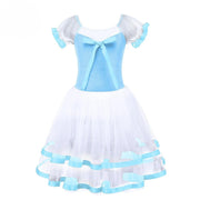 puff sleeve girls ballerina dress