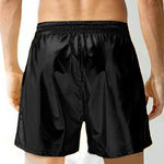 Mens Metallic Shorts - Shiny Rave Shorts Men with Sequin, Elastic Waist, and Pockets for Dance Performance - DancerInn  - 32458850959543 - 32458850959543