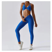 Women Athletic High Waist Leggings Seamless Yoga Gym Tights Stretchy Fitness Activewear Pants - DancerInn