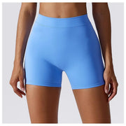 High Waist V-Back Scrunch Butt Yoga Shorts for Women Gym Cycling Fitness Activewear Tights - DancerInn