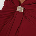 Dress Dance Latin - Halter Ruched Waist with Built-in Underwear Dresses for Latin Dancing Tango Salsa Samba Rumba - DancerInn   - 34330457899191 - 34330457899191