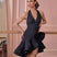black / XS - Ballroom and Latin Dance Dresses with Leopard & Black Color Built-In Underwear for Salsa Samba Rumba