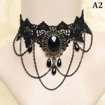 lolita gothic choker necklace - 36228037804215 - 36228037804215
