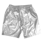 Mens Metallic Shorts - Shiny Rave Shorts Men with Sequin, Elastic Waist, and Pockets for Dance Performance - DancerInn  - 32458851090615 - 32458851090615