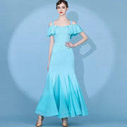 slim fit dance costume dress