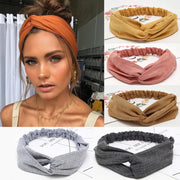 Knot Headbands For Women - Soft Elastic Cross Knot Vintage Headband for Yoga and Ballet Dance - DancerInn 