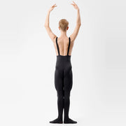 Mens Ballet Leotards - Spandex One-Piece Scoop Neck Bodysuit Dance Gymnastics for Men - DancerInn 
