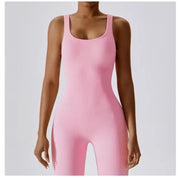 One-Piece Seamless Yoga Suit Stretch Bodysuit Fitness Workout Gym Dance Clothes for Women - DancerInn