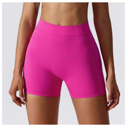 High Waist V-Back Scrunch Butt Yoga Shorts for Women Gym Cycling Fitness Activewear Tights - DancerInn