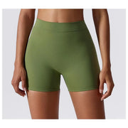 High Waist V-Back Scrunch Butt Yoga Shorts for Women Gym Cycling Fitness Activewear Tights - DancerInn