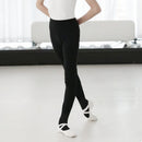 Jongens balletpanty's - Slim fit hoge stretch effen zwarte danspanty's voor kinderen - zwart / S