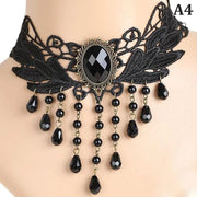 halloween gothic choker necklace