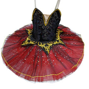 Robe tutu pour filles-Robe de danse bouffante de ballerine professionnelle pour petites filles, idéale pour les spectacles de scène