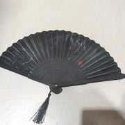 retro bamboo folding hand fans