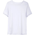 Boys Dance Shirts - Modal Short Sleeve Crew Neck Boy Dance Shirt in Black or White for Ballroom Latin Ballet - DancerInn  - 33421504807095 - 33421504807095