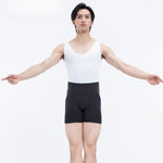 Male Ballet Shorts - Cotton Gym Shorts for Men Lightweight Breathable Elastic Slim Boxers for Athletic Fitness Performance Practice - 32494230175927 - 32494230175927