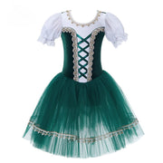 toddler girl dance clothes green