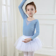 Ballet Skirt Tutu for Girls - Fluffy Soft Yarn 4-Layer Tulle Kids Dance Mini Skirt for Toddler&Children - DancerInn 