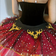 Robe tutu pour filles-Robe de danse bouffante de ballerine professionnelle pour petites filles, idéale pour les spectacles de scène