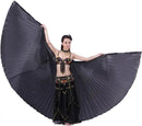 Ali di Iside per danza del ventre, costume professionale da donna - Nero / Taglia unica