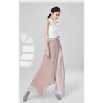 Women's Wide Leg Modern Dance Pants Elastic Waist Snow Chiffon Loose Fit Training Trousers - DancerInn - 29440333906103 - 29440333906103